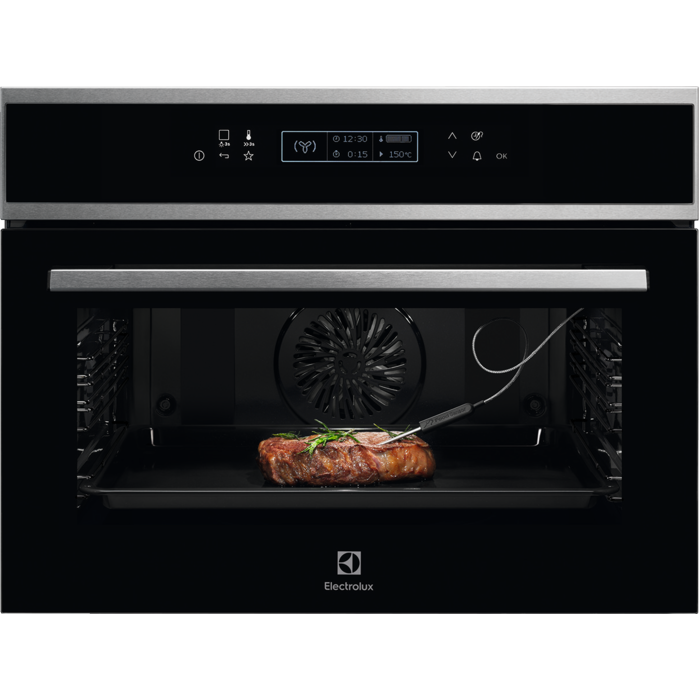 Horno compacto Serie 800 SenseCook con limpieza pirolítica