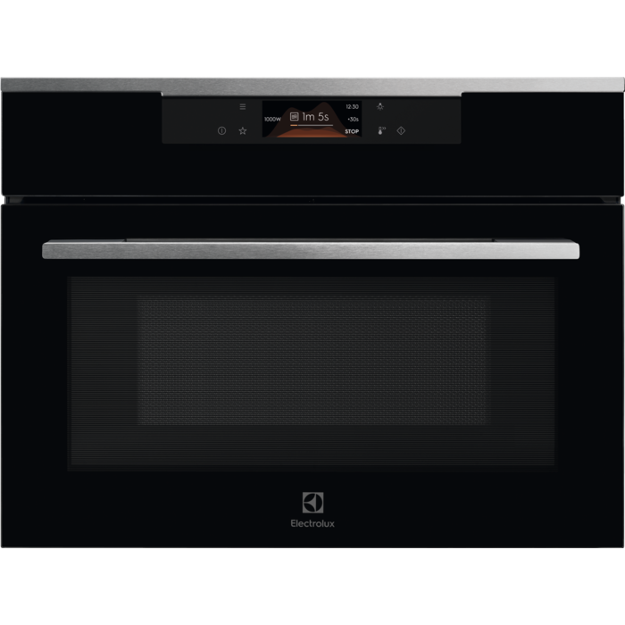 Horno compacto Serie 800 CombiQuick con esmalte de fácil limpieza